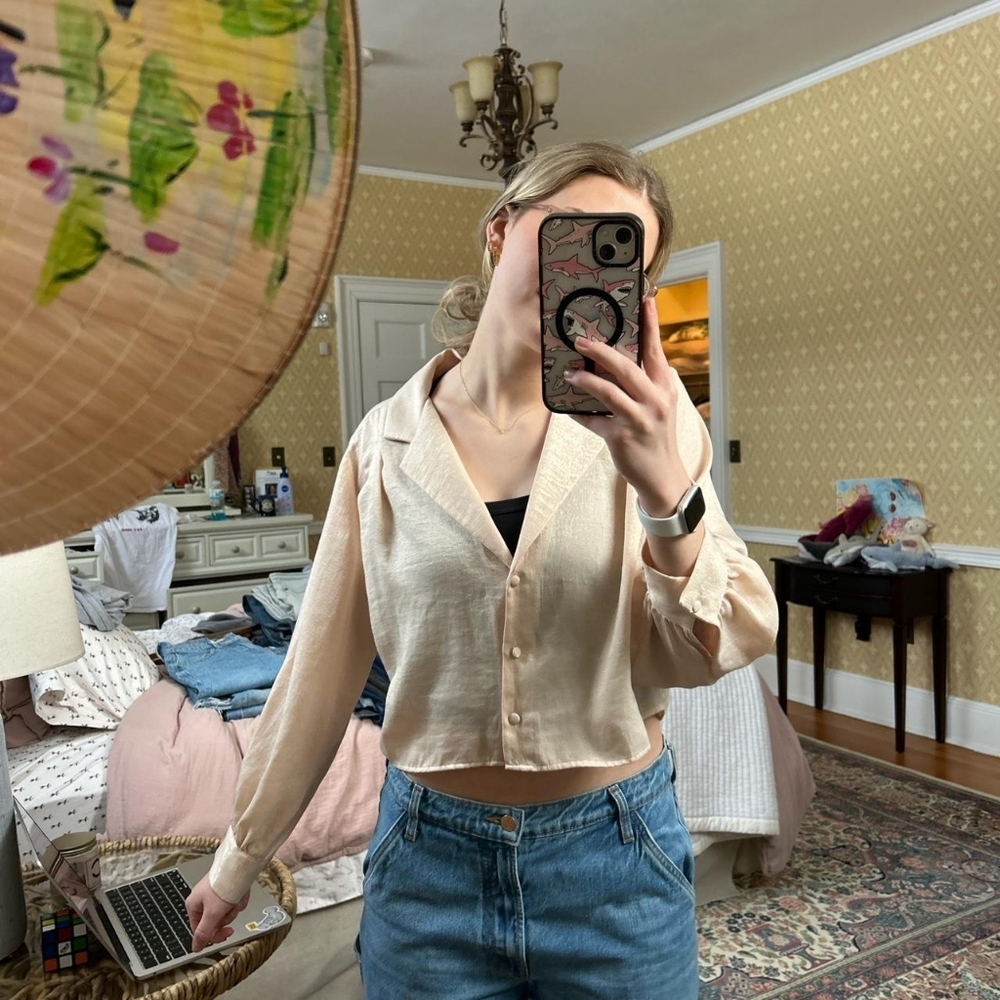 Zara Cream Blouse